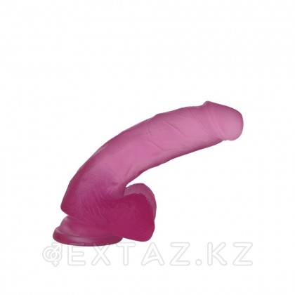 Полупрозрачный фаллоимитатор - small pink (15см Х 3.5см) от sex shop Extaz фото 5