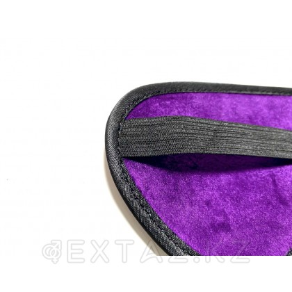 Набор бархатный лиловый маска и плеть от sex shop Extaz фото 4