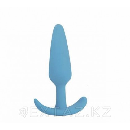 Анальная втулка Sweet toys голубая (9,5*2,5) от sex shop Extaz фото 3