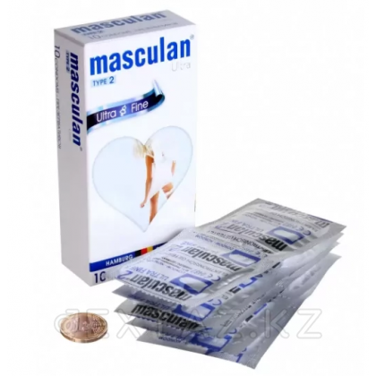 Презервативы Masculan, ultra 2, особо тонкие, 19 см, 5,3 см, 10 шт. ( Ultra Fine № 10) от sex shop Extaz фото 2