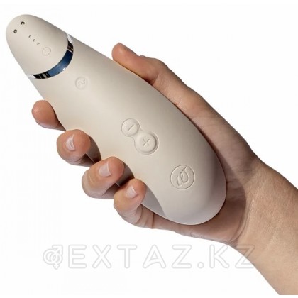 Бесконтактный клиторальный стимулятор Womanizer Premium 2 серый от sex shop Extaz фото 5