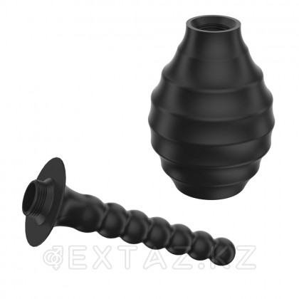 Анальный душ MR PLAY с ребристой поверхностью от sex shop Extaz фото 4