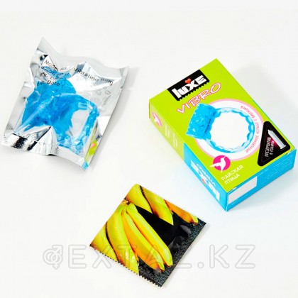 Виброкольцо LUXE VIBRO Райская птица (+ презерватив) от sex shop Extaz фото 2
