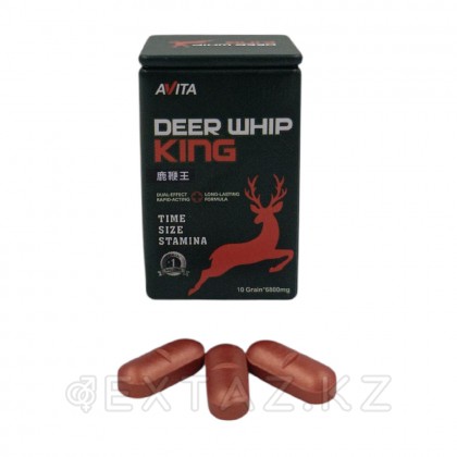 Возбуждющее средство для мужчин Deer Whip King (10 капсул) от sex shop Extaz
