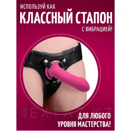 Гибкий вибратор Squeeze-It 10X (16,8×4,1 см) розовый от sex shop Extaz фото 5