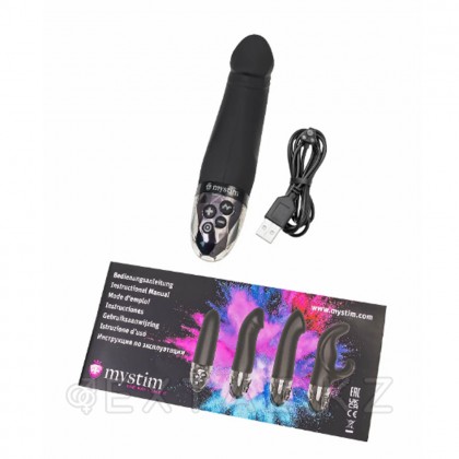 Вибратор Mystim Real Deal Neal с электростимуляцией, черный от sex shop Extaz фото 3