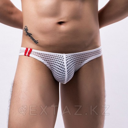 Мужские трусы из дышащей сетки белые (M) от sex shop Extaz фото 2
