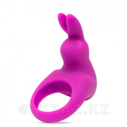 Эрекционное кольцо Happy Rabbit с вибрацией, фиолетовое, кейс в комплекте от sex shop Extaz