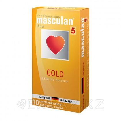 Презервативы MASCULAN 5 ULTRA GOLD № 10 (утонченный латекс золотого цвета) 10 шт. от sex shop Extaz