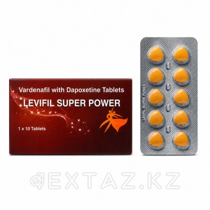 Мужской препарат Levifil Power (Vardenafil & Dapoxetine) 10 таб. от sex shop Extaz