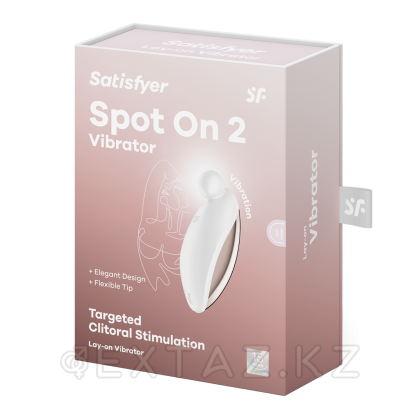 Клиторальный стимулятор с вибрацией Satisfyer Spot On 2 (белый) от sex shop Extaz фото 6