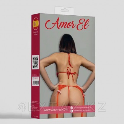 Комплект эротического белья Barselona красный L/XL от sex shop Extaz фото 3