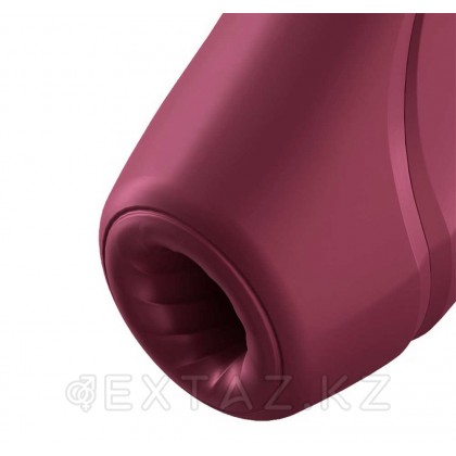 Вакуумный клиторальный стимулятор Satisfyer Curvy 1+ (темно-красный) от sex shop Extaz фото 9