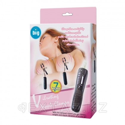 Виброзажимы для груди, чёрный от sex shop Extaz фото 7