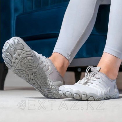Аквашузы Runner Pro серые (перфорированная подошва) 36 размер от sex shop Extaz фото 6