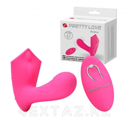 Беспроводной вибро-стимулятор бабочка Walker, розовый от sex shop Extaz фото 8