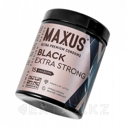 Презервативы MAXUS Extra Strong, утолщенные, черные, 15 шт от sex shop Extaz фото 2