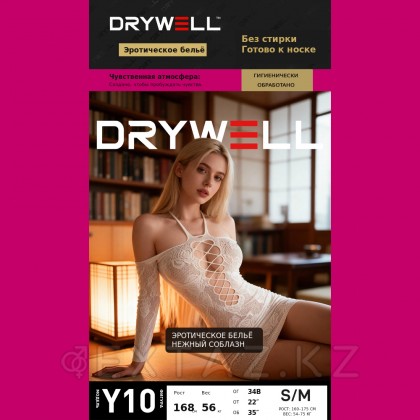 Эротическое кружевное платье в белом цвете Drywell (S-M) от sex shop Extaz фото 9