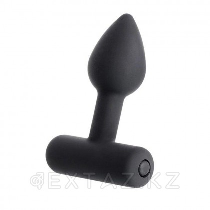 Анальная втулка Erotist SHAFT, силикон, чёрный, 6,9 см от sex shop Extaz