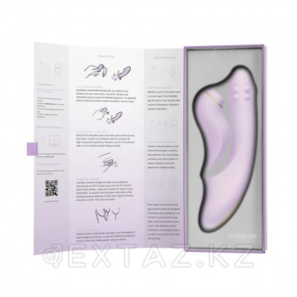 Вибромассажер со съёмным клиторальным пульсатором DuoGlow Svakom от sex shop Extaz фото 8