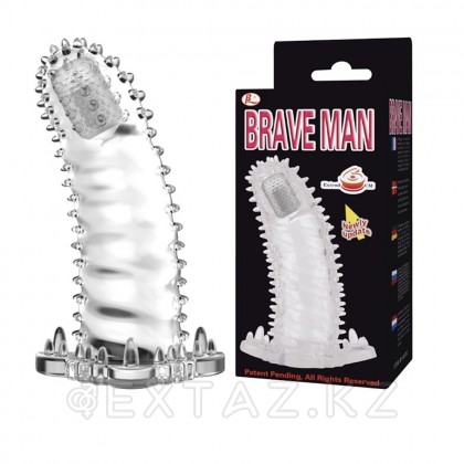 Насадка на пенис с вибрацией на кончике от sex shop Extaz фото 2