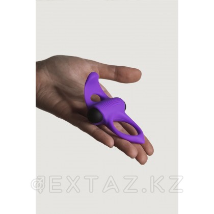 Эрекционное виброкольцо Lingus Max фиолетовое от Adrien lastic от sex shop Extaz фото 3