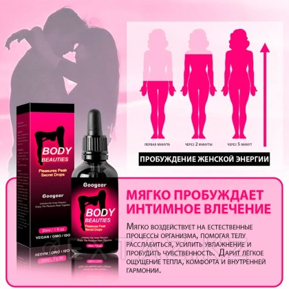 Возбуждающие капли женские Body Beauties, 30 мл от sex shop Extaz фото 4