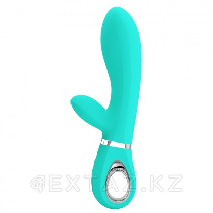 Вибратор-кролик Thomas Super Soft (20 см) бирюзовый от sex shop Extaz фото 5