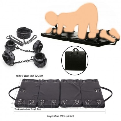 Комплект - доска для бондажа с наручниками для рук и ног от sex shop Extaz фото 14