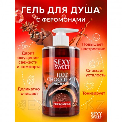 Гель для душа HOT CHOCOLATE с феромонами, 430 мл от sex shop Extaz фото 2