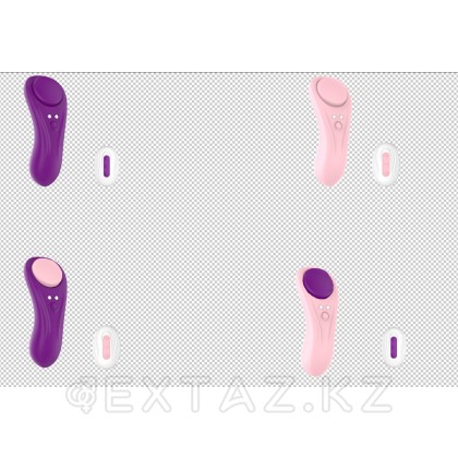 Вибратор в трусики на магните с пультом ДУ розовый от sex shop Extaz фото 6