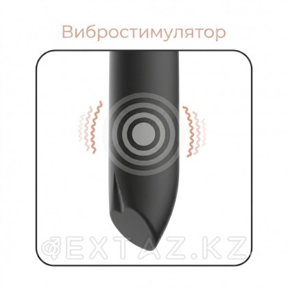 Перезаряжаемая вибропуля Adrien Lastic Rocket Black от sex shop Extaz фото 5