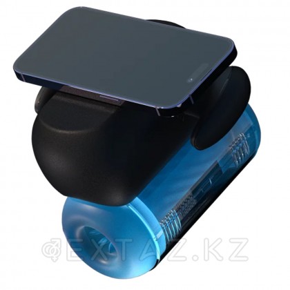 Инновационный робот-мастурбатор Black Knight с функцией пенетрации от Amovibe от sex shop Extaz фото 11