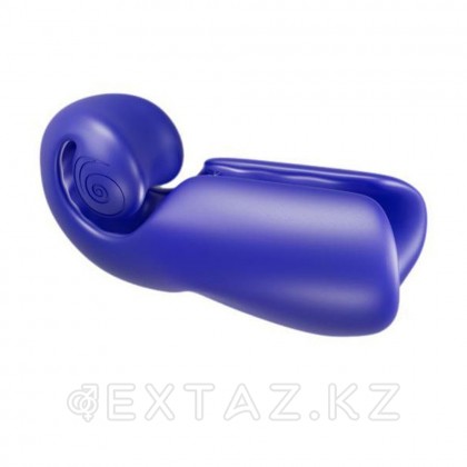 Двойной стимулятор для мужчин SVibe Snail EVO синий от sex shop Extaz фото 6