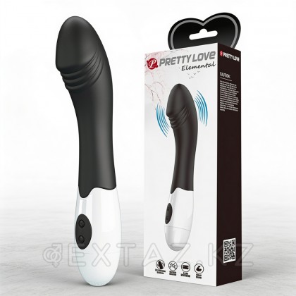 Вибратор Elemental (19 см) черный от sex shop Extaz фото 2