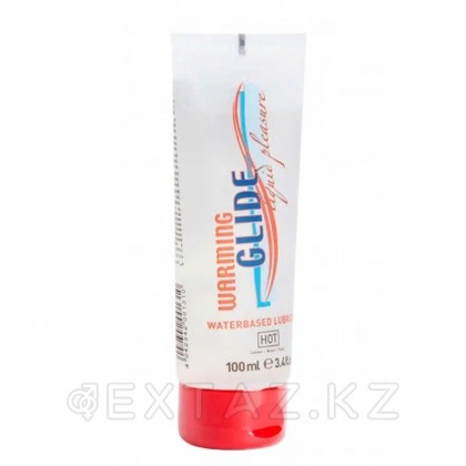 Лубрикант на водной основе с согревающим эффектом WARMING GLIDE HOT 100 мл. от sex shop Extaz фото 4