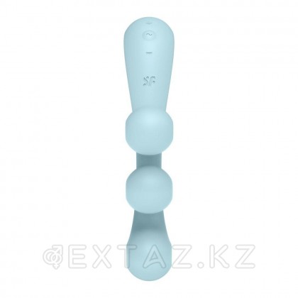 Мультифункциональный вибратор для тройной стимуляции Satisfyer Tri Ball 2 голубой от sex shop Extaz фото 9