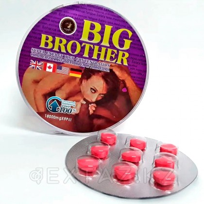 Возбудитель мужской Big Brother, 9 табл. от sex shop Extaz
