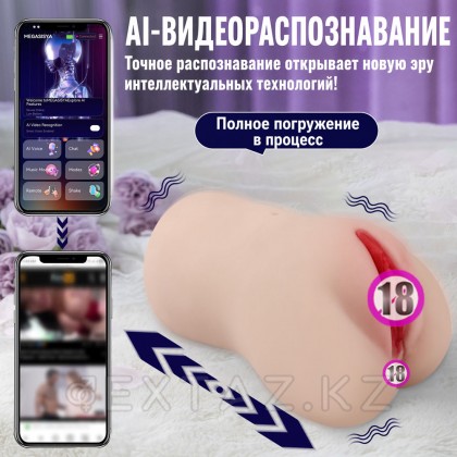 Мастурбатор-вагина с подключением к приложению Eliza (вибрация+фрикции) от sex shop Extaz фото 5