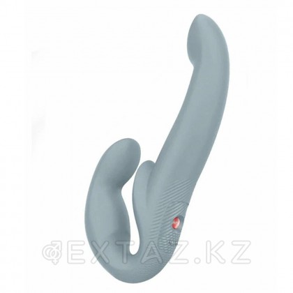 Безремневой страпон с вибрацией Share Vibe Pro от Fun Factory (серый) от sex shop Extaz