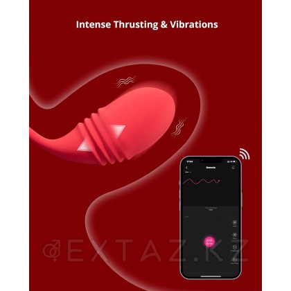 Фрикционное виброяйцо Vulse Lovense с управлением через приложение, работающее в режиме Handfree от sex shop Extaz фото 10