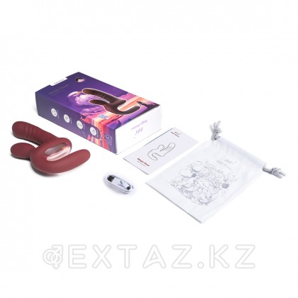 Вибратор для двойной стимуляции Magic Duet от Magic Motion бордовый от sex shop Extaz фото 13