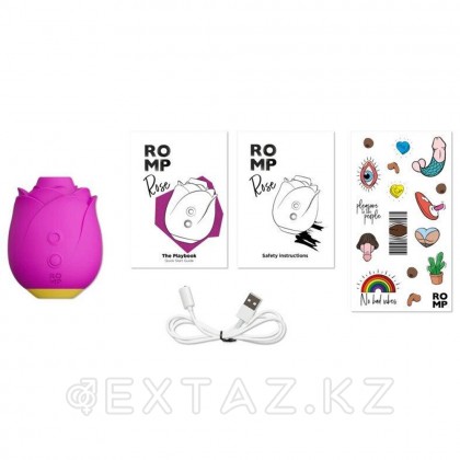 Бесконтактный клиторальный стимулятор Romp Suction Rose от sex shop Extaz фото 6