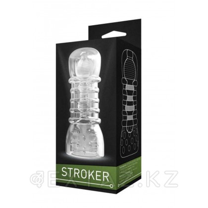 Мастурбатор двухсторонний STROKER 2 прозрачный (12,5*5,5 см.) от sex shop Extaz фото 3