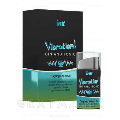 Жидкий интимный гель с эффектом вибрации Gin & Tonic INTT, 15 мл от sex shop Extaz фото 2