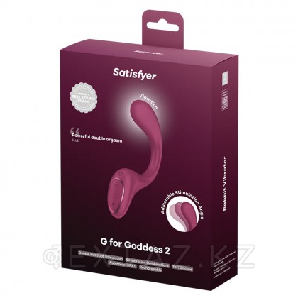 Вибратор Satisfyer G for Goddess 2 бордо от sex shop Extaz фото 5