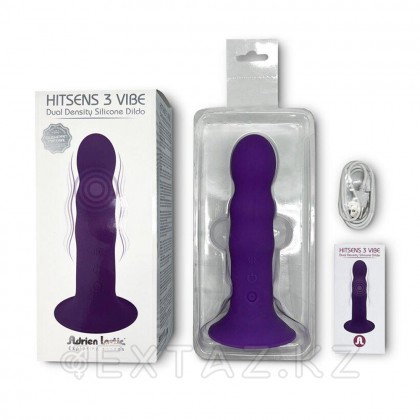 Вибратор Hitsens 3 лиловый  от Adrien Lastic (18,2*4 см.) от sex shop Extaz фото 3