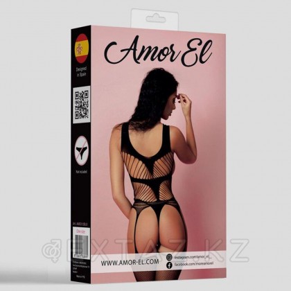 Кетсьюит (боди-комбинезон) Adelita S/L черный от sex shop Extaz фото 4