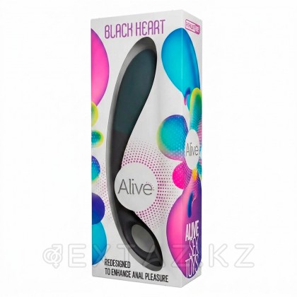 Анальный стимулятор Black Heart Teal от Alive от sex shop Extaz фото 3