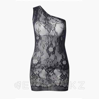 Сорочка черная на одно плечо Impulse, S-L от sex shop Extaz фото 4